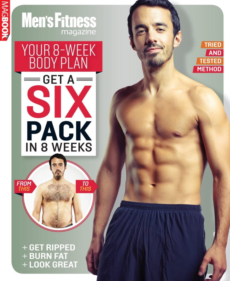 Men's Fitness magazine MagBook cover, Your 8-Week Body Plan, with the line Get a six pack in 8 weeks